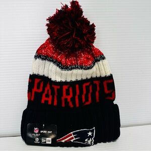 NFL New England Patriots Knit Pom Beanie